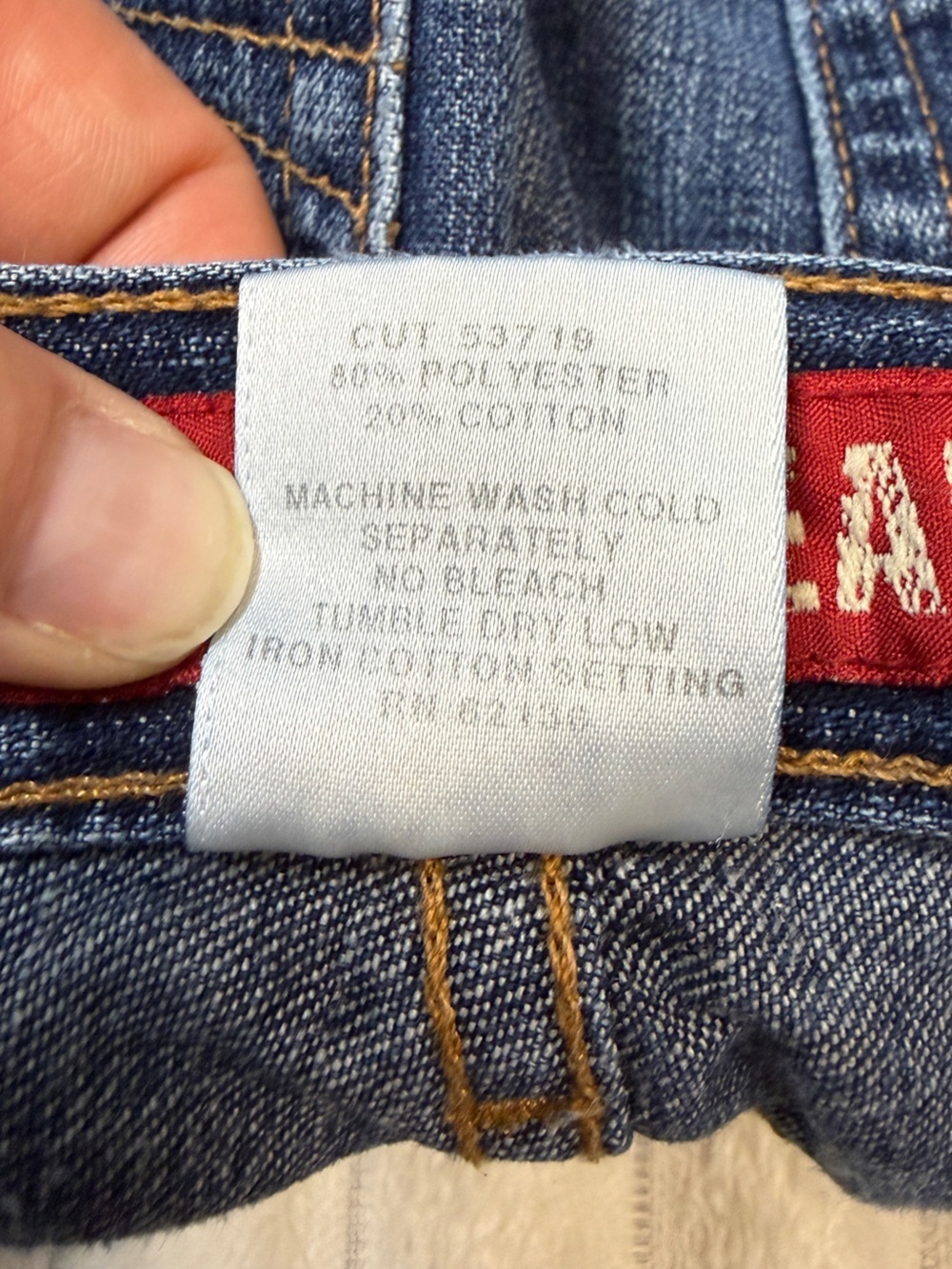 GUESS?: Women's Vintage Jeans, Classic Straight Blue Denim Size 32 - Picture 10 of 11